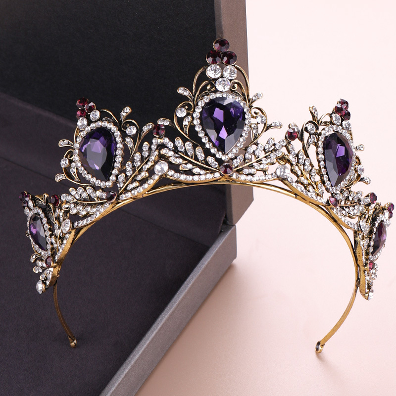 Event Suppliers - Elegantes Kronen-Kopfschmuckstück Barock Vintage Tiara Hochzeit