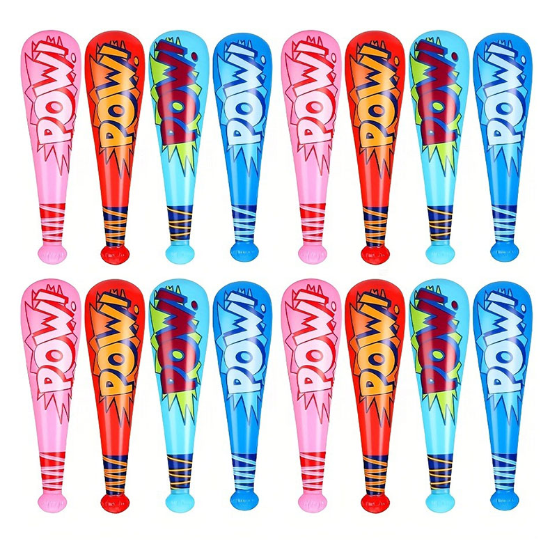 Confetti Cannon Tube - Aufblasbare Baseballschläger-Luftballons, Partygeschenke, Partydekorationen, interaktives Spiel-