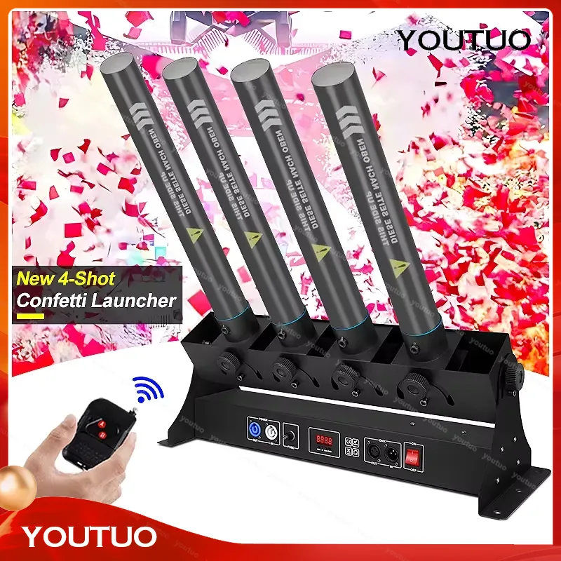 Confetti Cannon Tube - für SHTX Vierkopf-Elektronischer Konfettikanonensprenger DMX Gender