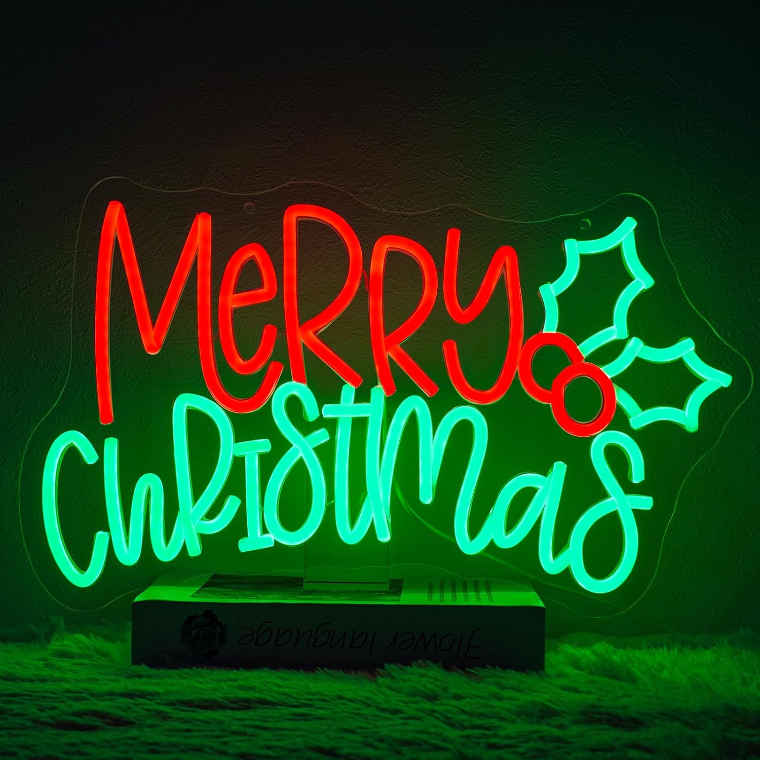 Neon Sign Party - Weihnachts-Neonschild LED Dimmbare Neonlichter für Weihnachtsfeier