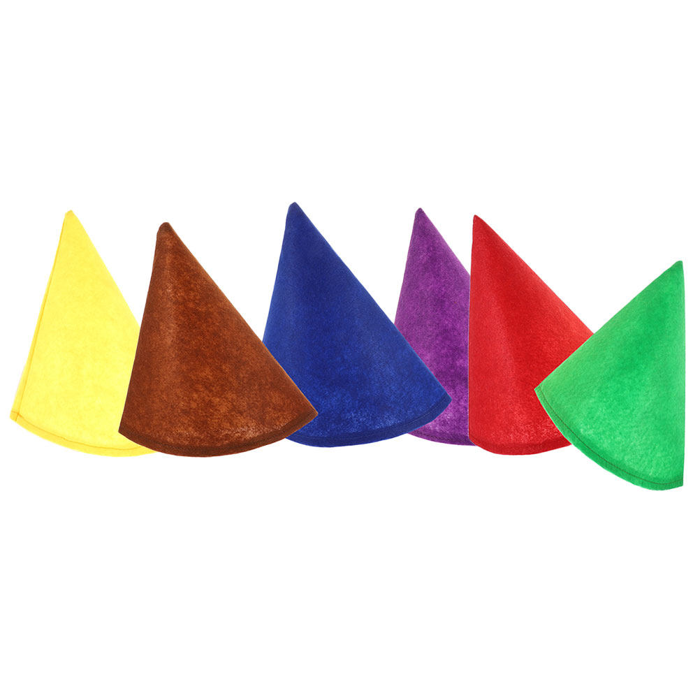 6 Stück Filz-Kegel-Gnomhüte, b – Party Hat Cone Bewertung und Preis