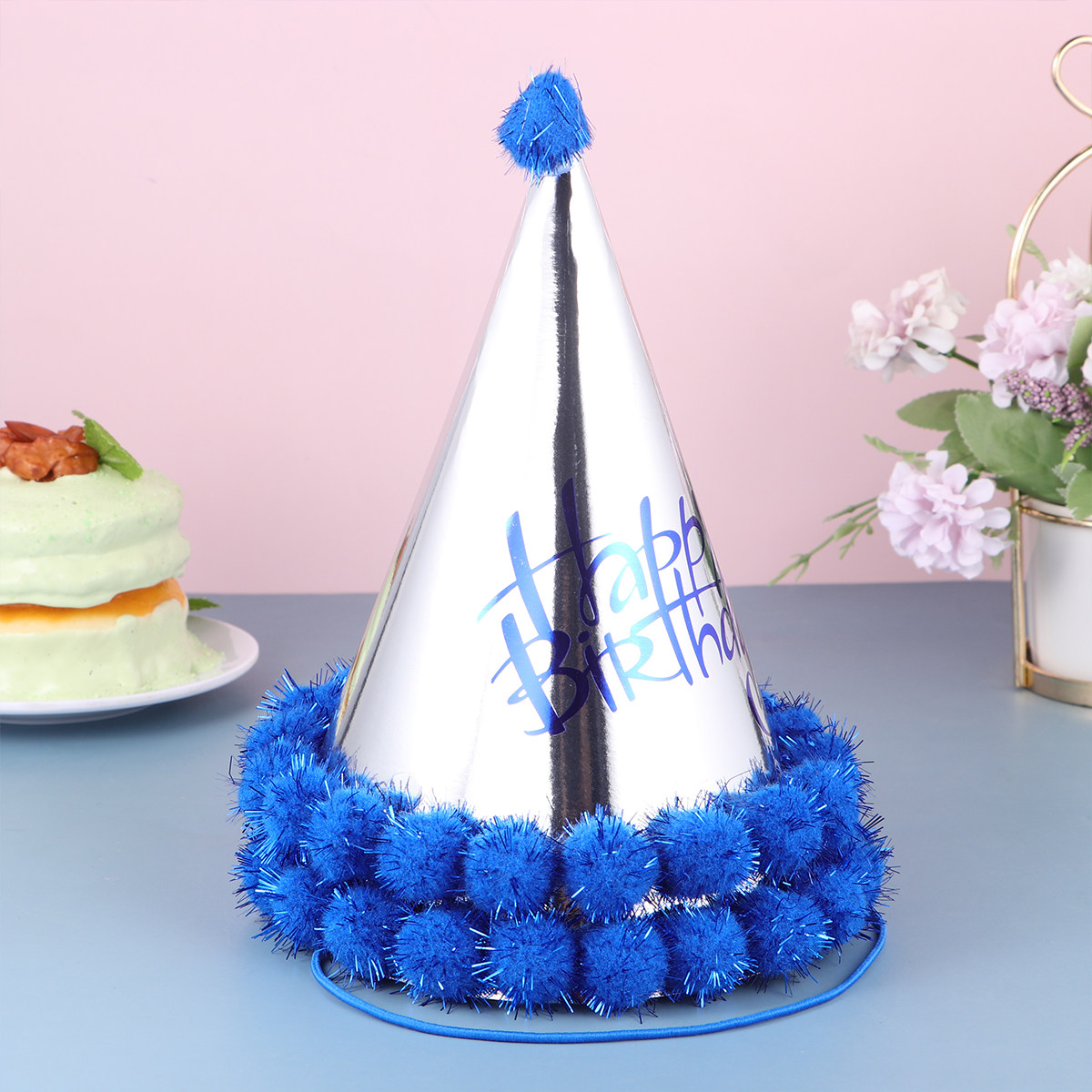 5 Stück dunkelblaue, glänzende – Party Hat Cone Bewertung und Preis