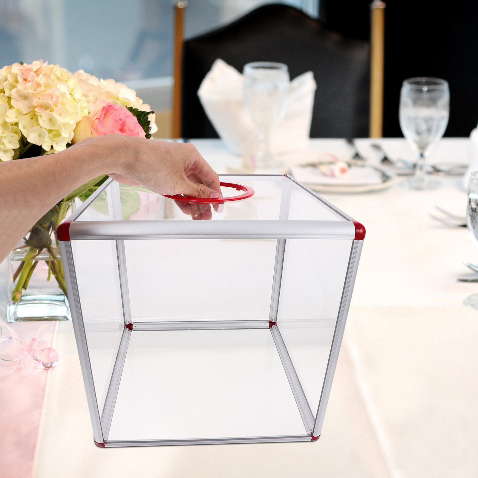 Große Klare Acryl-Lotteriebox  – Event Party Box Bewertung und Preis