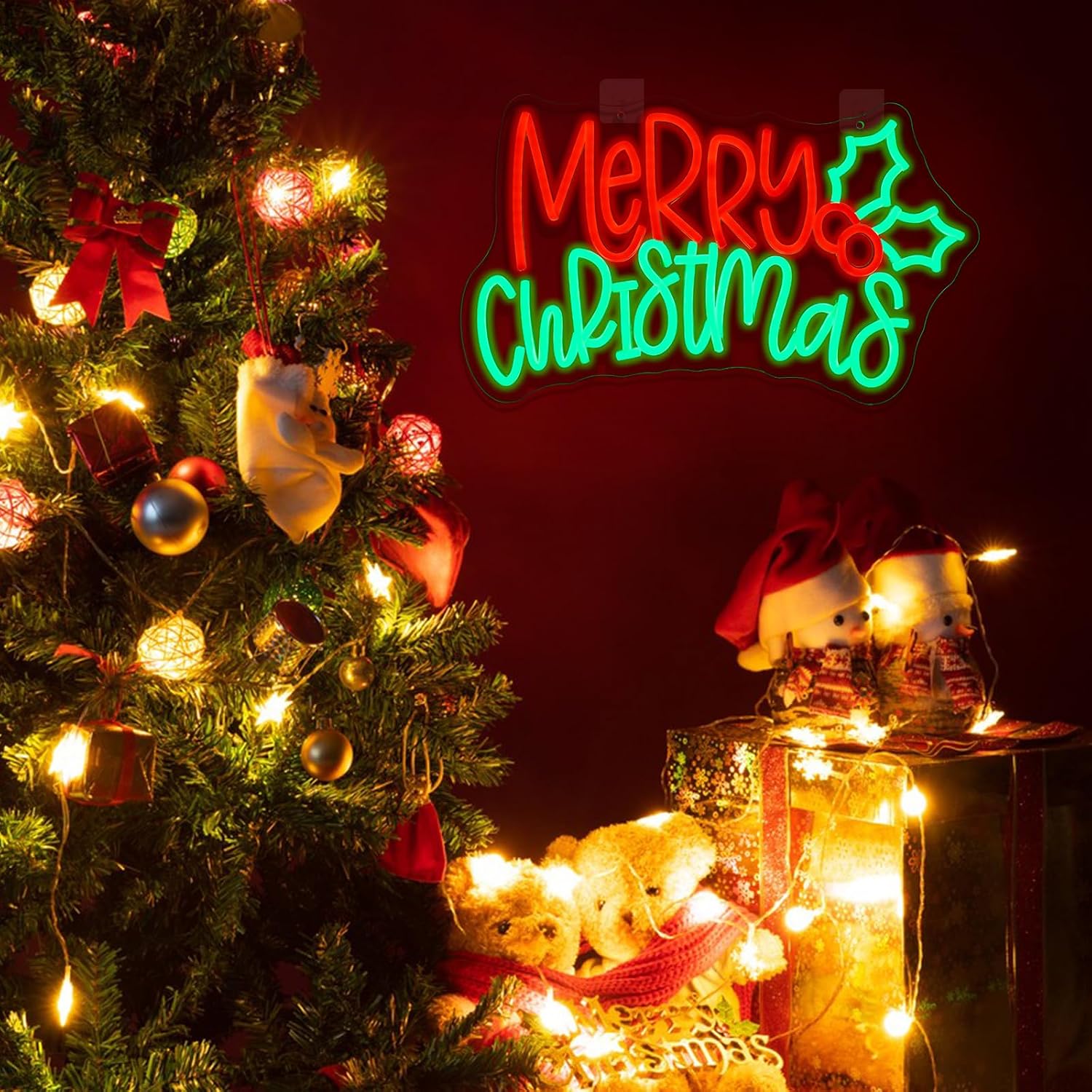 Weihnachts-Neonschild LED Dimm – Neon Sign Party Bewertung und Preis